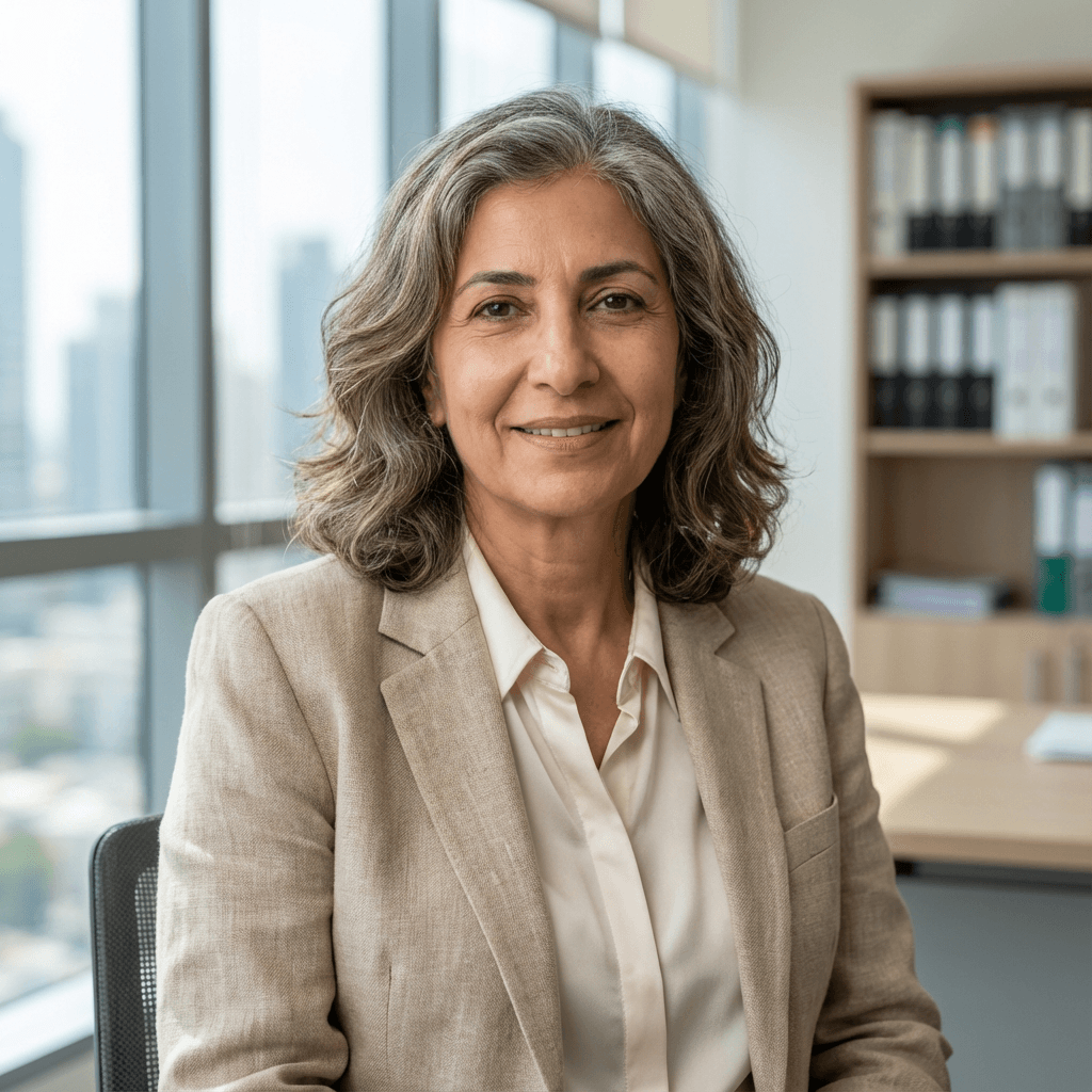 Portrait d'une membre du jury, chercheuse en anthropologie